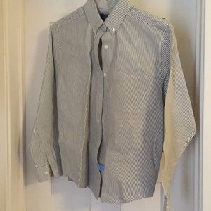 Striped button down shirt